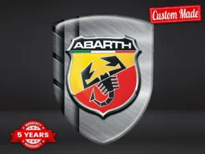 Fiat Abarth Logo Silicona S Auto Edición Máximo Estilo Pro Duradero